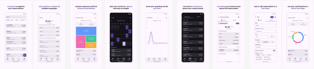 Subscription Tracker - Penny